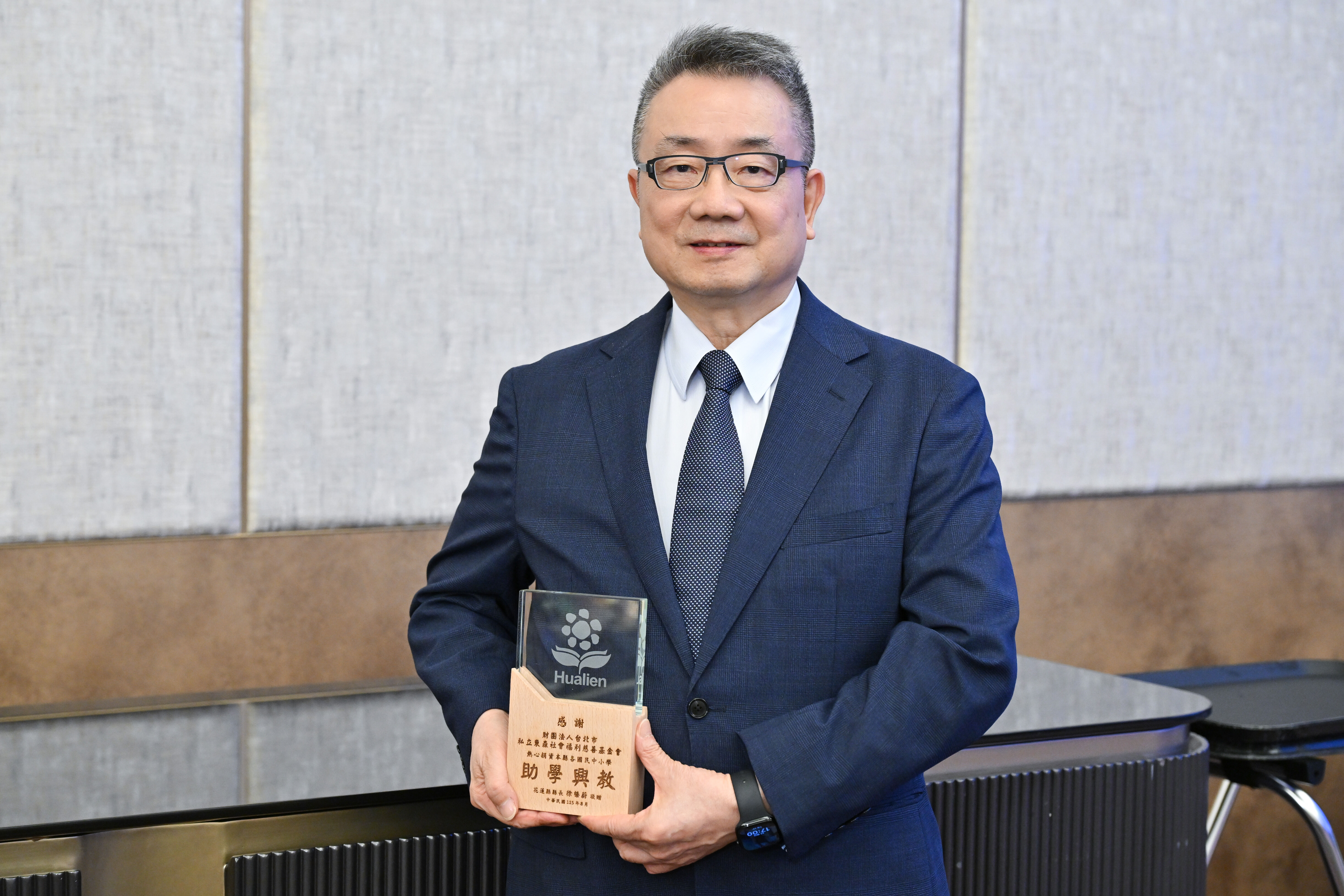 廖尚文表示，在王令麟總裁的帶領下，東森慈善基金會將持續推動「愛的早餐」